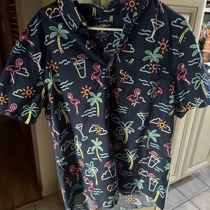 Chubbies Friday Shirt Neon Lights XL